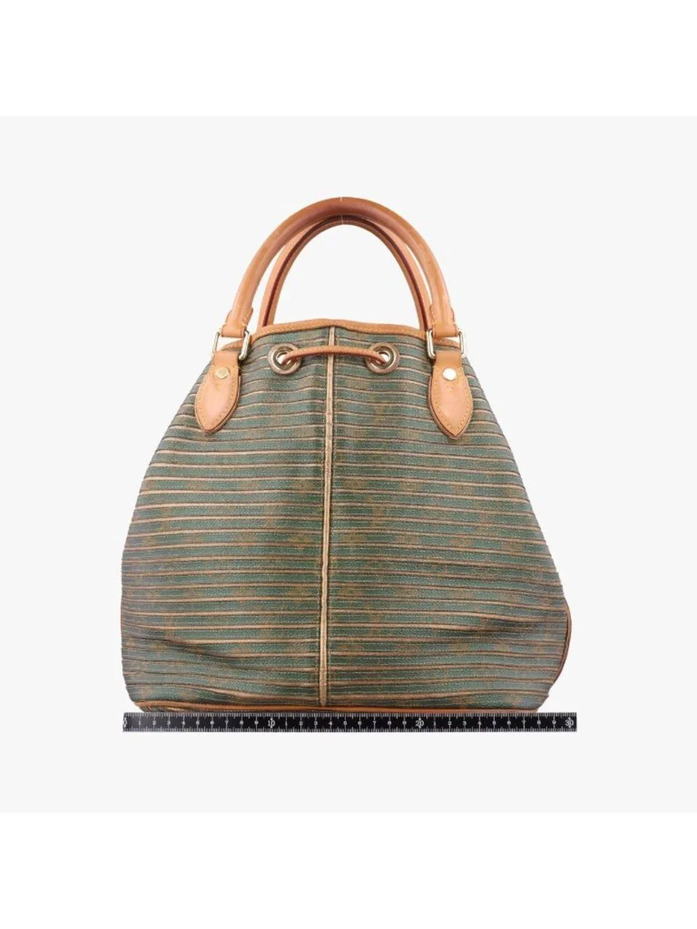 Louis Vuitton Neo Khaki Green Monogram Eden Calf Leather Shoulder